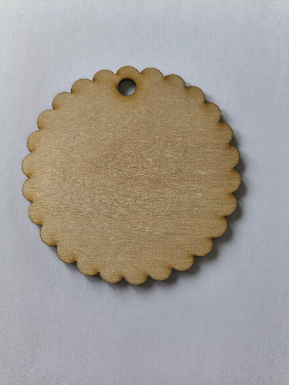 Scalloped MDF Circle