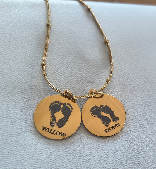 Footprint or Handprint chain