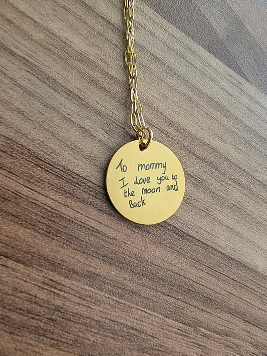 Custom Handwriting Necklace